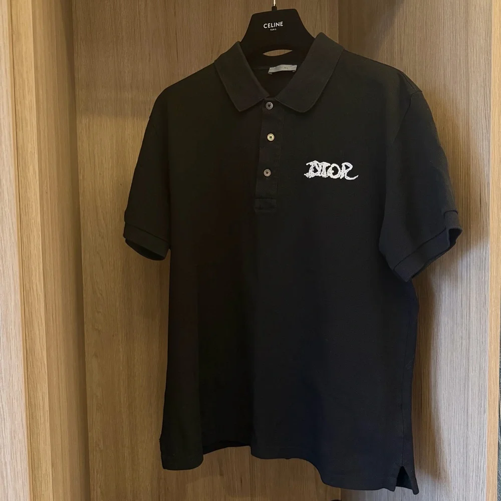 Dior | Shirts | Dior Classic Black Polo Shirt | Poshmark